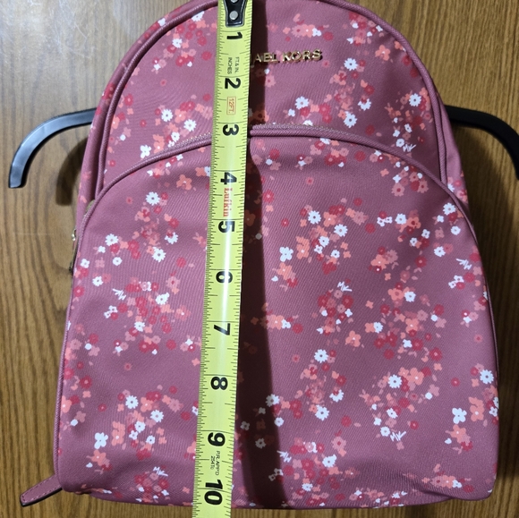 Michael Kors Pink Floral Backpack